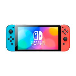 Игровая приставка Nintendo Switch OLED 64 ГБ сине-красный