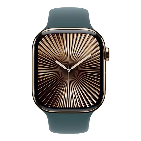 Ремешок Apple Sport Band для Apple Watch 38 / 40 / 41 / 42mm фторэластомер Lake Green (S/M) - 2