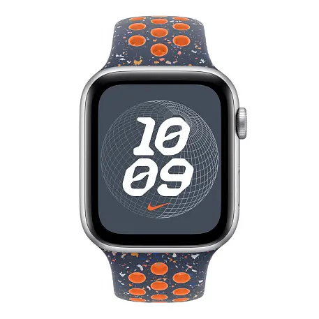 Ремешок Apple Nike Sport Band для Apple Watch 44 / 45 / 46 / 49mm фторэластомер Blue Flame (M/L) - 2