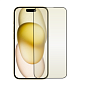 Защитное стекло Mocoll Privacy 2.5D для Apple iPhone 15 Pro Max, черная рамка