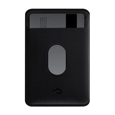 Кардхолдер Pitaka MagEZ Card Sleeve 3 для Apple iPhone экокожа, чёрный - 2
