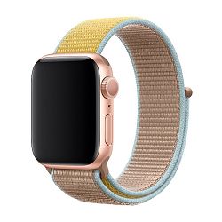 Спортивный браслет для Apple Watch 44 / 45 / 46 / 49mm нейлон "верблюжья шерсть"