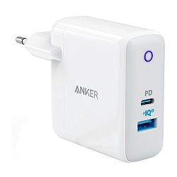 Сетевое зарядное устройство Anker PowerPort PD+ 2 33 Вт, белый