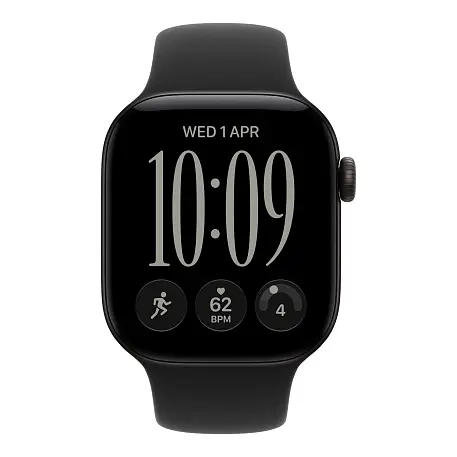 Умные часы Apple Watch Series 12 42mm GPS Black Aluminum Case Black Sport Band S/M - 2