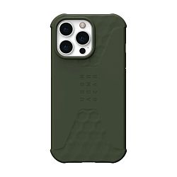 Клип-кейс (накладка) UAG Standard Issue для Apple iPhone 13 Pro силикон, оливковый