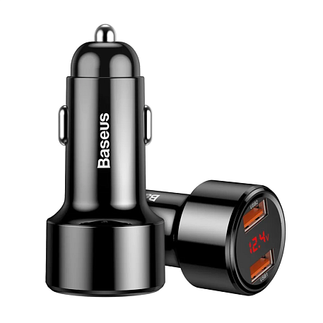 Автомобильное зарядное устройство Baseus Magic Series A+A 45 Вт чёрный - 4