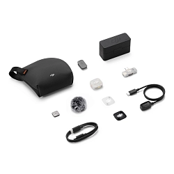 Микрофон беспроводной DJI MIC Mini 2S (1 TX  + 1 RX + Charging Case), чёрный