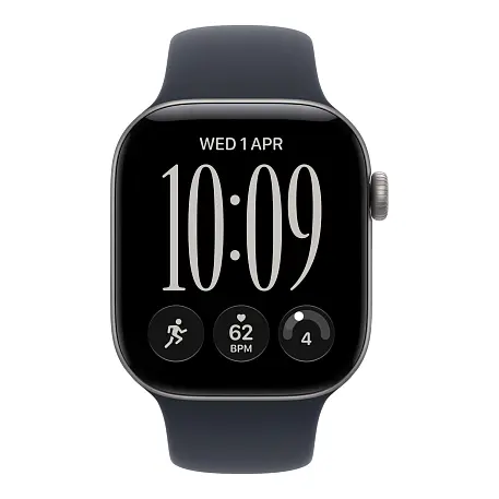 Умные часы Apple Watch Series 12 42mm GPS Space Gray Aluminum Case Navy Blue Sport Band S/M - 2