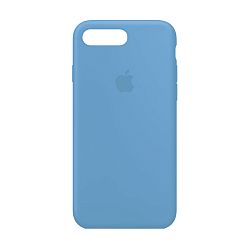 Клип-кейс (накладка) Apple Silicone Case закрытый для Apple iPhone 7 Plus / 8 Plus силикон, голубой