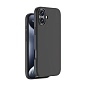 Клип-кейс (накладка) Deppa Liquid Silicone Magsafe для Apple iPhone 16 силикон, чёрный
