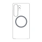 Клип-кейс (накладка) Samsung Clear Magnet Case для Samsung Galaxy S25 Ultra полиуретан, поликарбонат, алюминий, прозрачный
