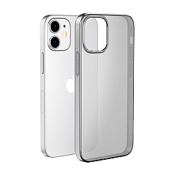 Клип-кейс (накладка) Hoco Light Series для Apple iPhone 12 Mini силикон, затемнённый