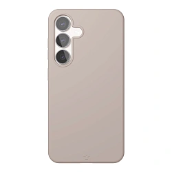 Клип-кейс (накладка) VLP Aster Case Magsafe для Samsung Galaxy S25 силикон, поликарбонат, песочный