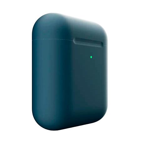 Беспроводные наушники Apple AirPods 2 с зарядным футляром тихоокеанский синий матовый - 3