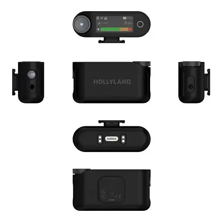 Микрофон петличный Hollyland Lark MAX 2 Combo чёрный - 2