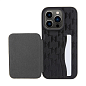 Клип-кейс (накладка) с визитницей CG Mobile Lagerfeld Karl PU Saffiano Cardslot для Apple iPhone 15 Pro Max