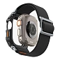 Чехол-бампер с ремешком Spigen Lite Fit Pro для Apple Watch Ultra 49mm сталь, нейлон чёрный - 2
