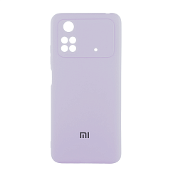 Клип-кейс (накладка) для Xiaomi Poco M4 Pro силикон, лавандовый