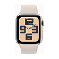 Умные часы Apple Watch SE (2022) 40mm GPS (Уценка) Starlight Aluminium Case Starlight Sport Band S/M (хорошее состояние, витринный образец) - 2