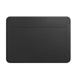 Чехол WIWU Skin Pro 2 Leather Sleeve для Apple MacBook Air 13" (2022) полиуретан, кожа, чёрный