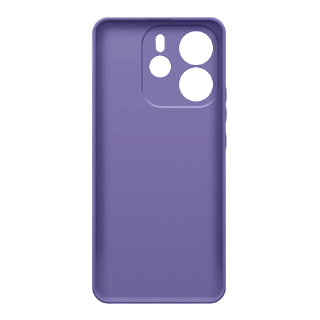 Клип-кейс (накладка) Silicone cover закрытый для Xiaomi Redmi Note 14 4G силикон, лавандовый - 2