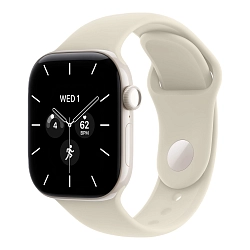 Умные часы Apple Watch Series 12 42mm GPS + Cellular Pearl White Ceramic Case Sand Sport Band