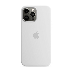 Клип-кейс (накладка) Silicone Case для Apple iPhone 13 Pro силикон, белый