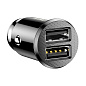 Автомобильное зарядное устройство Baseus Grain A+A 15 Вт