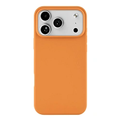 Клип-кейс (накладка) uBear Touch Mag Case для Apple iPhone 17 Pro поликарбонат, силикон, оранжевый