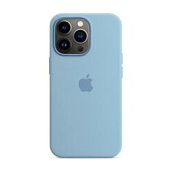 Клип-кейс (накладка) Silicone Case для Apple iPhone 13 Pro силикон, голубой