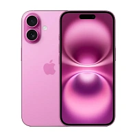 Смартфон Apple iPhone 16 256 ГБ розовый (1sim + eSim)
