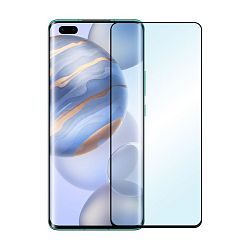 Защитное стекло 3D Premium для Honor 30 Pro / 30 Pro Plus, черная рамка