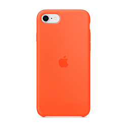 Клип-кейс (накладка) Apple Silicone Case для Apple iPhone SE 2020 / 2022 силикон, Spicy Orange