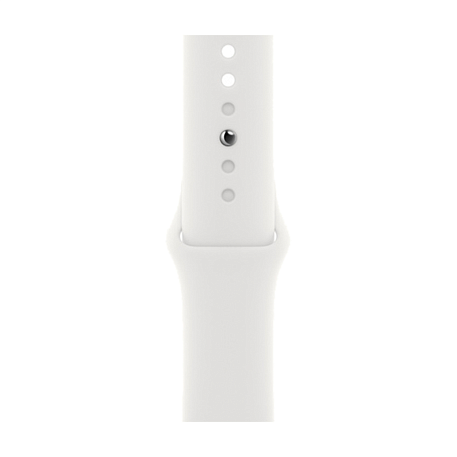 Умные часы Apple Watch Series 8 45mm GPS + Cellular Silver Stainless Steel Case White Sport Band M/L - 3