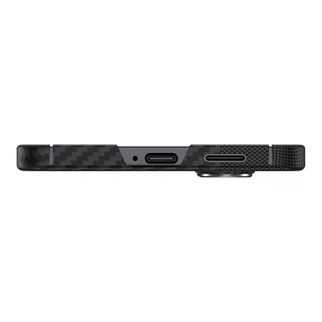 Клип-кейс (накладка) Benks ArmorAir Montage MagSafe для Samsung Galaxy S25 Edge кевлар (арамид), чёрный - 4