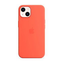 Клип-кейс (накладка) Apple Silicone Case MagSafe для Apple iPhone 13 силикон, Nectarine