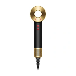 Фен Dyson Supersonic HD07 чёрный, золотой (футляр)