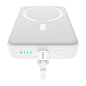 Внешний аккумулятор с беспроводной зарядкой Baseus Magnetic Mini Wireless Fast Charge 10000 мАч 30 Вт белый - 2