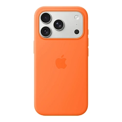 Клип-кейс (накладка) Apple Silicone Case MagSafe для Apple iPhone 17 Pro силикон, Orange