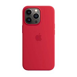 Клип-кейс (накладка) Apple Silicone Case MagSafe для Apple iPhone 13 Pro силикон, Red