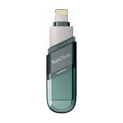 USB-флешка SanDisk iXpand Drive Flip for iPhone and iPad 128 ГБ прозрачно-зеленый