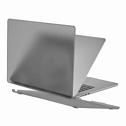 Клип-кейс (накладка) uBear Ice для Apple MacBook Air 15" (2023 - 2026) поликарбонат, силикон, затемнённый