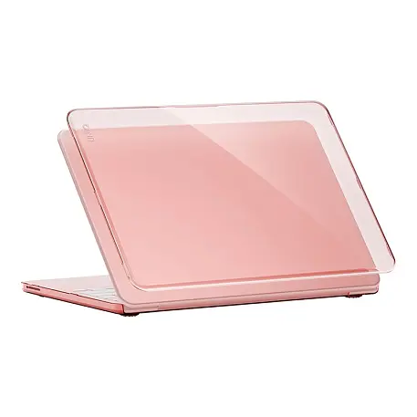 Клип-кейс (накладка) UNIQ VERO для Apple Macbook Neo 13" (2026) пластик, прозрачно-розовый - 2