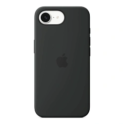 Клип-кейс (накладка) Silicone Case для Apple iPhone 16e / 17e силикон, чёрный
