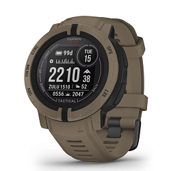 Умные часы Garmin Instinct 2 Solar Tactical коричневый