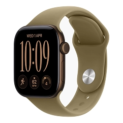 Умные часы Apple Watch Series 12 42mm GPS   Dark Bronze Aluminum Case Olive Sport Band