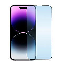 Защитное стекло Mocoll Stardust Series Sapphire 2.5D для Apple iPhone 14 Pro Max / 15 Plus, черная рамка