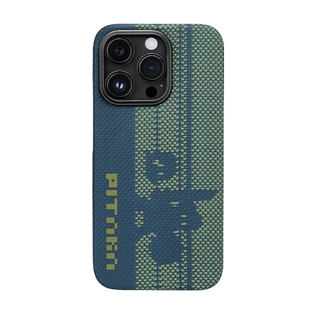 Клип-кейс (накладка) Pitaka MagEZ Case 3 для Apple iPhone 14 Pro Max кевлар (арамид), "Pixel Game" (ограниченная версия) - 2