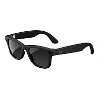 Умные очки Ray-Ban Wayfarer Matte Black, Gradient Graphite Polarized, (53-22-155mm)
