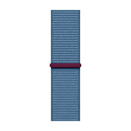 Умные часы Apple Watch Series 9 45mm GPS Silver Aluminum Case Winter Blue Sport Loop One Size - 3